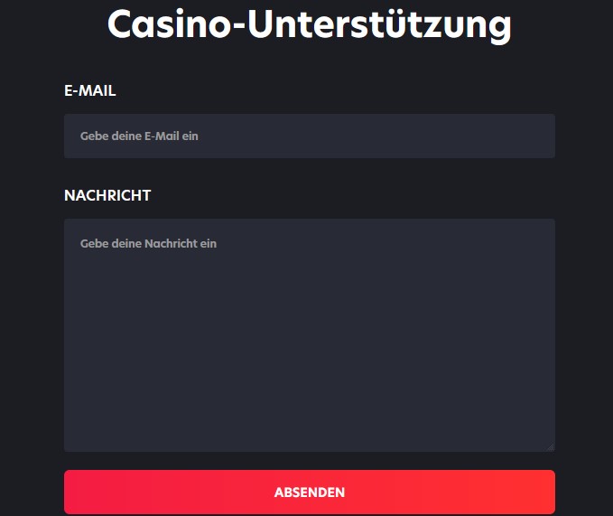 1Red Casino Kundenbetreuung